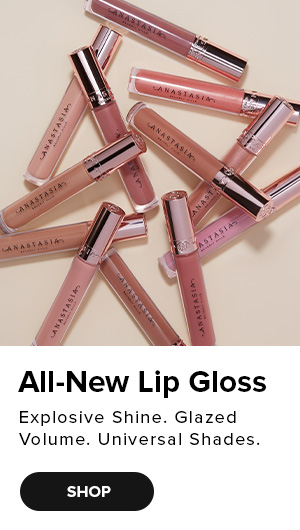 All-New Lip Gloss. Explosive Shine. Glazed Volume. Universal Shades.